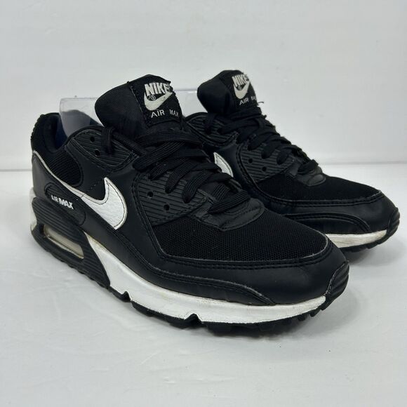 Nike Shoes - Nike Air Max 90 Black White Sportswear Sneakers Shoes DH8010-002 Women's 8.5